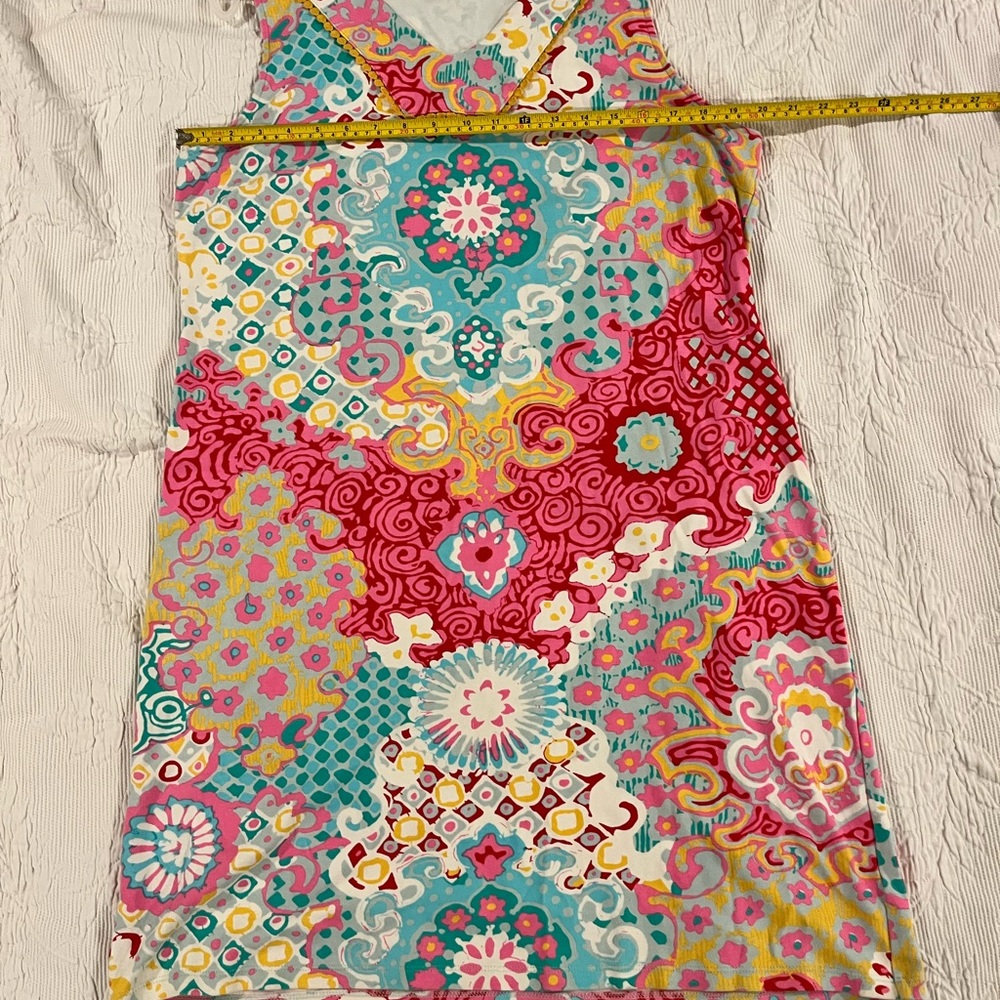 Talbots Multicolor Patterned Midi Dress - Picture 3 of 5